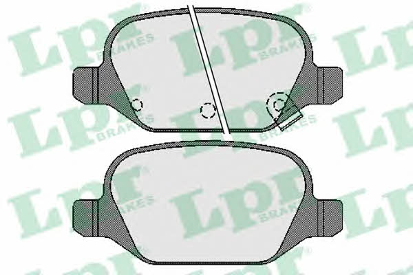LPR 05P1724 Brake Pad Set, disc brake 05P1724: Buy near me in Poland at 2407.PL - Good price!