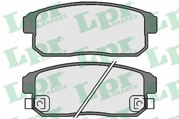 LPR 05P1727 Brake Pad Set, disc brake 05P1727: Buy near me in Poland at 2407.PL - Good price!