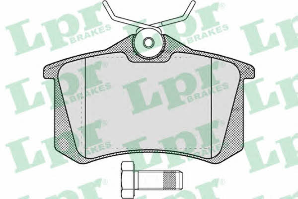 LPR 05P1788 Rear disc brake pads, set 05P1788: Buy near me in Poland at 2407.PL - Good price!