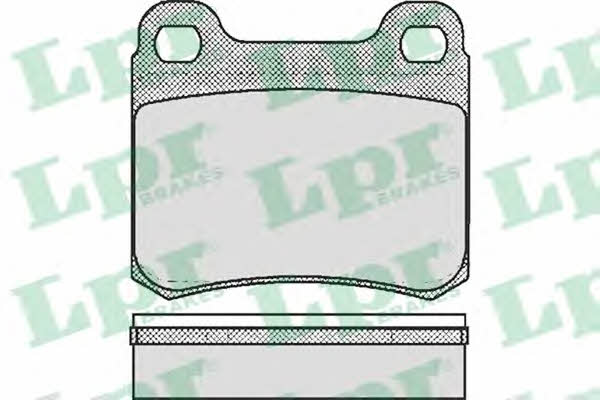 LPR 05P181 Brake Pad Set, disc brake 05P181: Buy near me in Poland at 2407.PL - Good price!