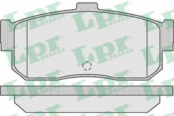 LPR 05P929 Brake Pad Set, disc brake 05P929: Buy near me in Poland at 2407.PL - Good price!