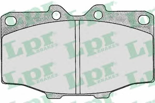 LPR 05P202 Brake Pad Set, disc brake 05P202: Buy near me in Poland at 2407.PL - Good price!
