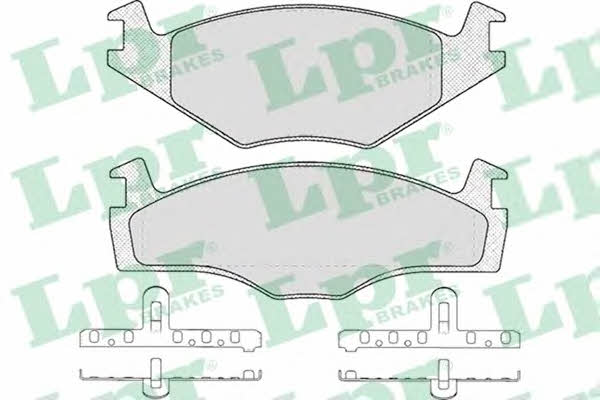 LPR 05P224 Brake Pad Set, disc brake 05P224: Buy near me in Poland at 2407.PL - Good price!