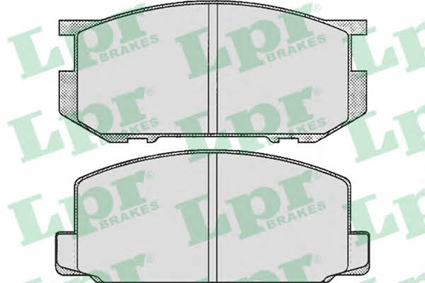 LPR 05P248 Тормозные колодки дисковые, комплект 05P248: Отличная цена - Купить в Польше на 2407.PL!