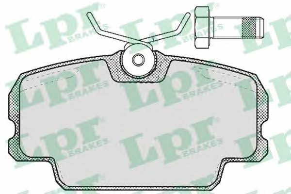 LPR 05P273 Brake Pad Set, disc brake 05P273: Buy near me in Poland at 2407.PL - Good price!