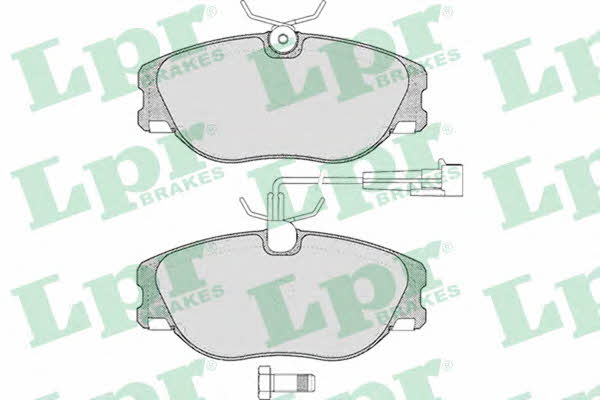 LPR 05P286 Brake Pad Set, disc brake 05P286: Buy near me in Poland at 2407.PL - Good price!