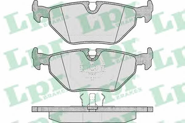 LPR 05P297 Brake Pad Set, disc brake 05P297: Buy near me in Poland at 2407.PL - Good price!