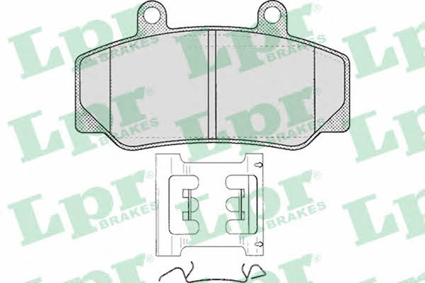 LPR 05P318 Brake Pad Set, disc brake 05P318: Buy near me in Poland at 2407.PL - Good price!