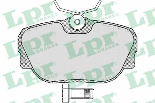 LPR 05P319 Brake Pad Set, disc brake 05P319: Buy near me in Poland at 2407.PL - Good price!