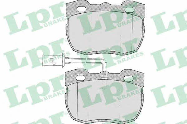 LPR 05P324 Brake Pad Set, disc brake 05P324: Buy near me in Poland at 2407.PL - Good price!