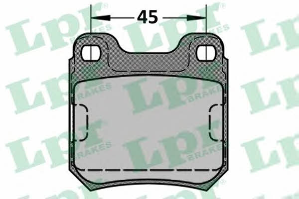 LPR 05P334 Rear disc brake pads, set 05P334: Buy near me in Poland at 2407.PL - Good price!