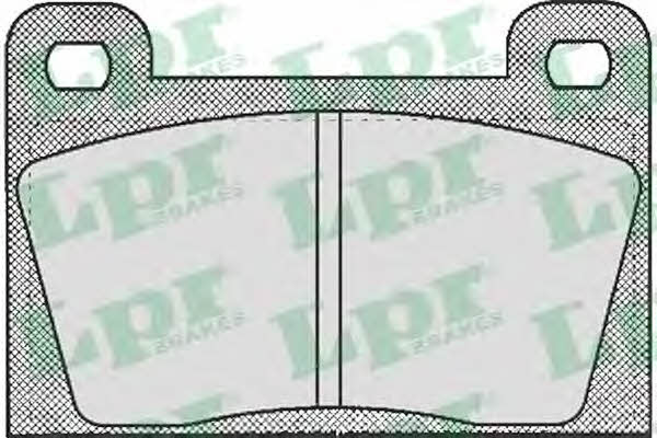 LPR 05P351 Brake Pad Set, disc brake 05P351: Buy near me in Poland at 2407.PL - Good price!