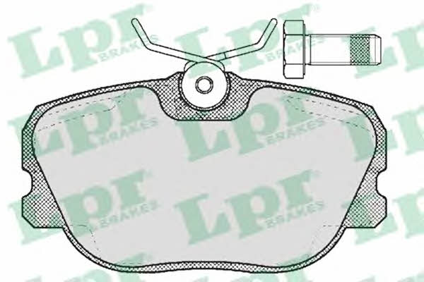 LPR 05P356 Brake Pad Set, disc brake 05P356: Buy near me in Poland at 2407.PL - Good price!
