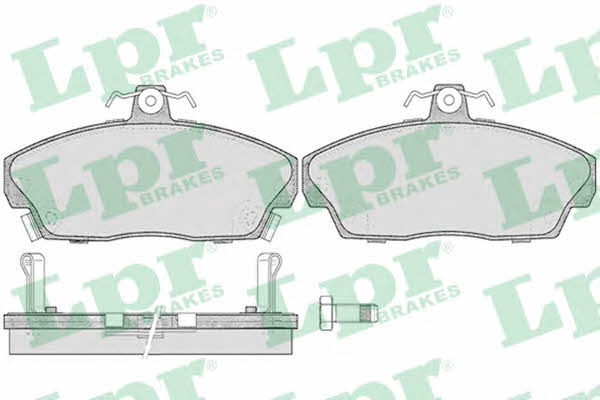 LPR 05P430 Brake Pad Set, disc brake 05P430: Buy near me at 2407.PL in Poland at an Affordable price!