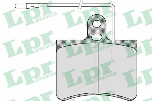 LPR 05P443 Brake Pad Set, disc brake 05P443: Buy near me in Poland at 2407.PL - Good price!