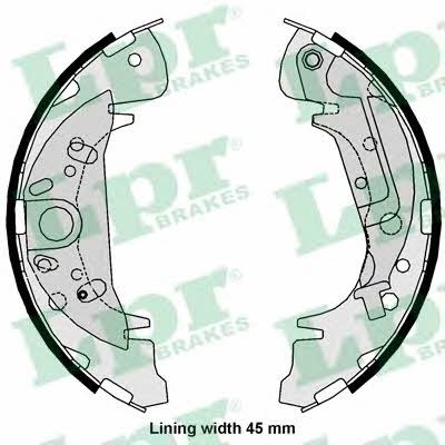 LPR 08025 Колодки тормозные барабанные, комплект 08025: Отличная цена - Купить в Польше на 2407.PL!