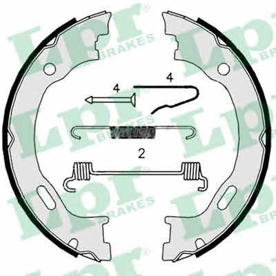 LPR 08719 Parking brake shoes 08719: Buy near me at 2407.PL in Poland at an Affordable price!