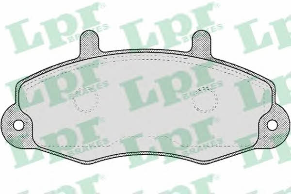 LPR 05P481 Тормозные колодки дисковые, комплект 05P481: Купить в Польше - Отличная цена на 2407.PL!