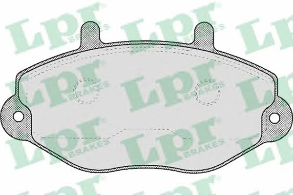 LPR 05P482 Тормозные колодки дисковые, комплект 05P482: Отличная цена - Купить в Польше на 2407.PL!
