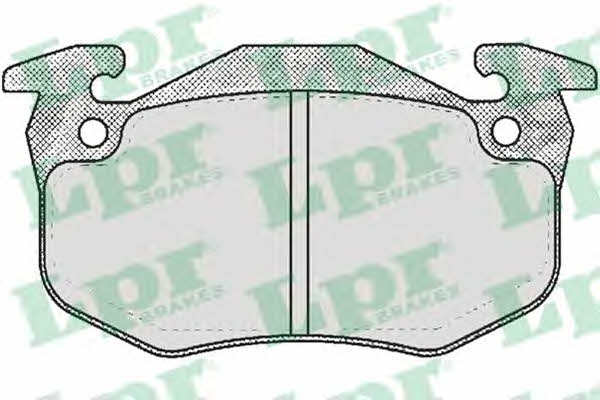 LPR 05P484 Brake Pad Set, disc brake 05P484: Buy near me at 2407.PL in Poland at an Affordable price!