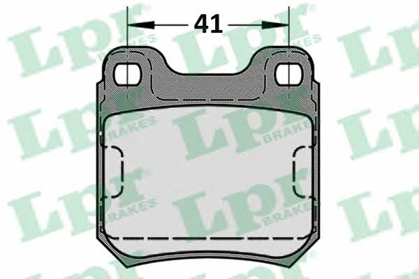 LPR 05P584 Brake Pad Set, disc brake 05P584: Buy near me at 2407.PL in Poland at an Affordable price!