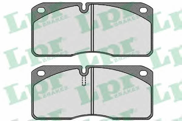 LPR 05P586 Brake Pad Set, disc brake 05P586: Buy near me in Poland at 2407.PL - Good price!