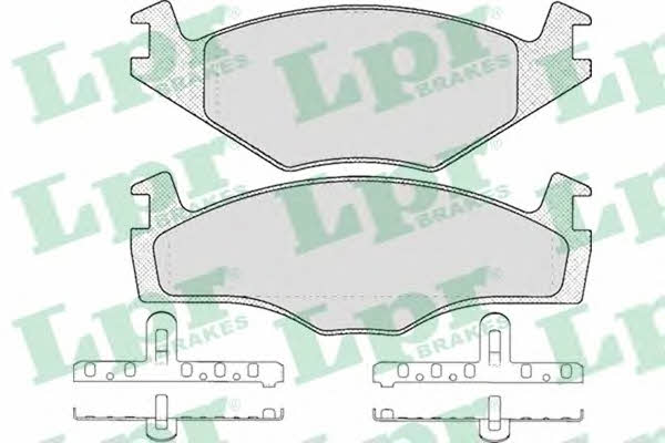 LPR 05P591 Brake Pad Set, disc brake 05P591: Buy near me in Poland at 2407.PL - Good price!
