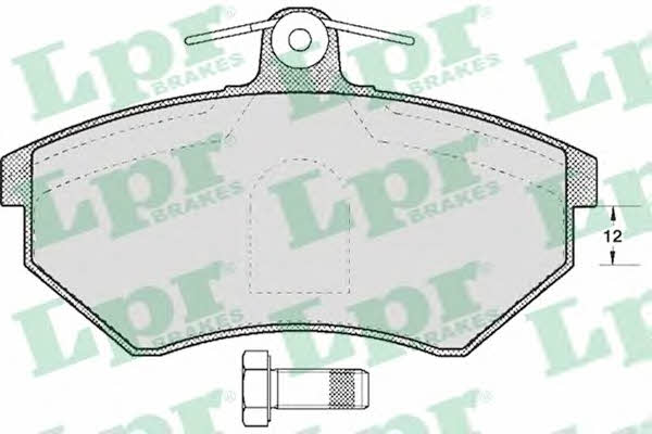 LPR 05P600 Brake Pad Set, disc brake 05P600: Buy near me in Poland at 2407.PL - Good price!