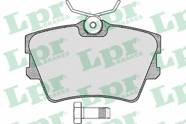 LPR 05P616 Brake Pad Set, disc brake 05P616: Buy near me in Poland at 2407.PL - Good price!