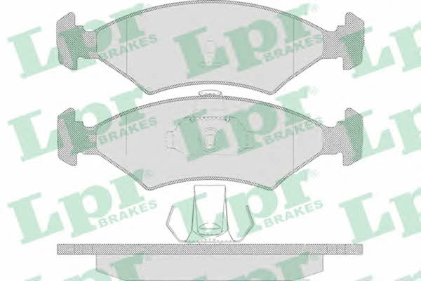 LPR 05P628 Brake Pad Set, disc brake 05P628: Buy near me in Poland at 2407.PL - Good price!