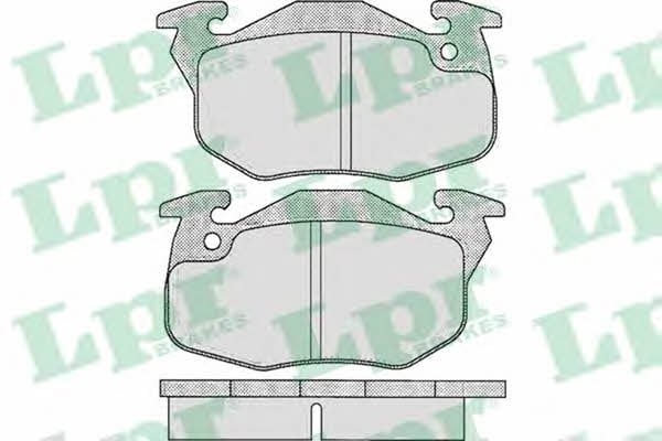 LPR 05P642 Brake Pad Set, disc brake 05P642: Buy near me in Poland at 2407.PL - Good price!