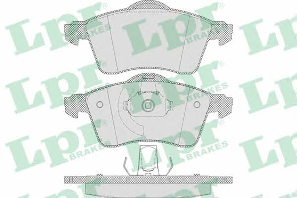 LPR 05P645 Brake Pad Set, disc brake 05P645: Buy near me at 2407.PL in Poland at an Affordable price!