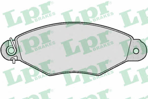 LPR 05P661 Brake Pad Set, disc brake 05P661: Buy near me in Poland at 2407.PL - Good price!