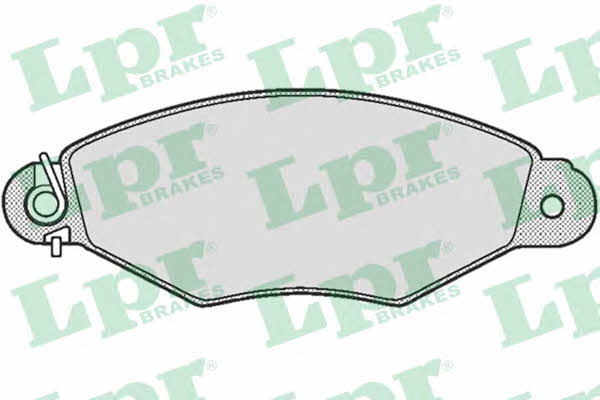 LPR 05P662 Brake Pad Set, disc brake 05P662: Buy near me in Poland at 2407.PL - Good price!