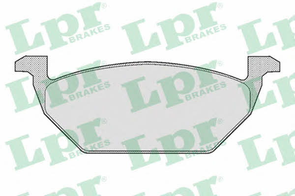 LPR 05P668 Brake Pad Set, disc brake 05P668: Buy near me in Poland at 2407.PL - Good price!