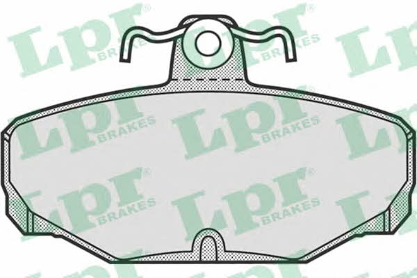 LPR 05P677 Brake Pad Set, disc brake 05P677: Buy near me in Poland at 2407.PL - Good price!