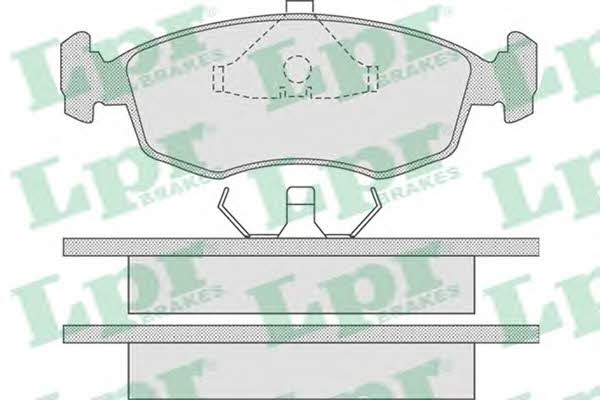 LPR 05P678 Brake Pad Set, disc brake 05P678: Buy near me in Poland at 2407.PL - Good price!