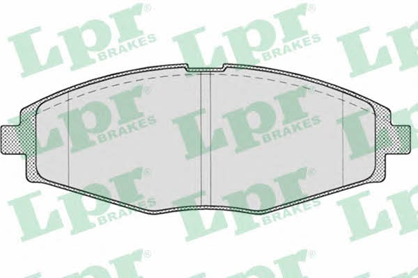 LPR 05P693 Brake Pad Set, disc brake 05P693: Buy near me in Poland at 2407.PL - Good price!