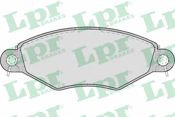 LPR 05P708 Brake Pad Set, disc brake 05P708: Buy near me in Poland at 2407.PL - Good price!
