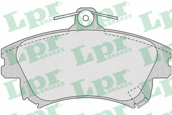 LPR 05P711 Brake Pad Set, disc brake 05P711: Buy near me in Poland at 2407.PL - Good price!
