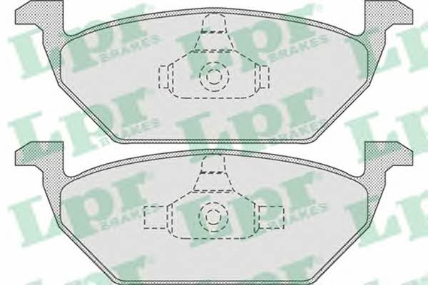 LPR 05P730 Тормозные колодки дисковые передние, комплект 05P730: Купить в Польше - Отличная цена на 2407.PL!