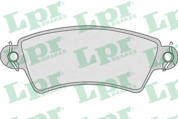 LPR 05P766 Brake Pad Set, disc brake 05P766: Buy near me at 2407.PL in Poland at an Affordable price!