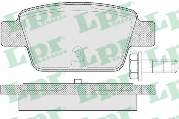 LPR 05P780 Brake Pad Set, disc brake 05P780: Buy near me in Poland at 2407.PL - Good price!