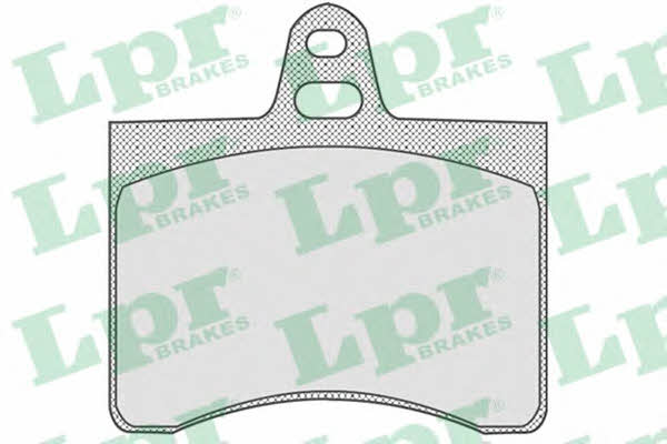 LPR 05P800 Brake Pad Set, disc brake 05P800: Buy near me in Poland at 2407.PL - Good price!