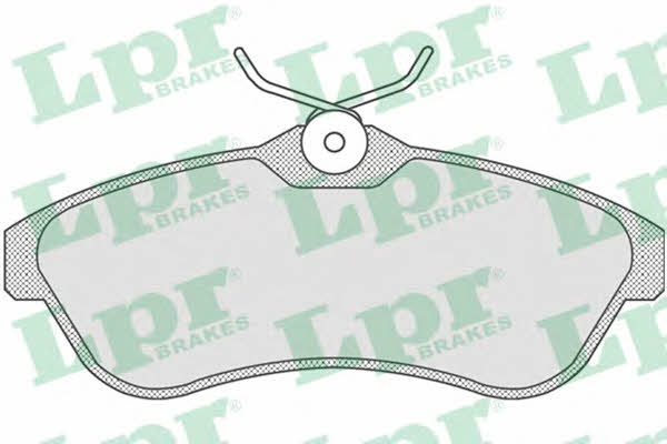 LPR 05P806 Front disc brake pads, set 05P806: Buy near me in Poland at 2407.PL - Good price!