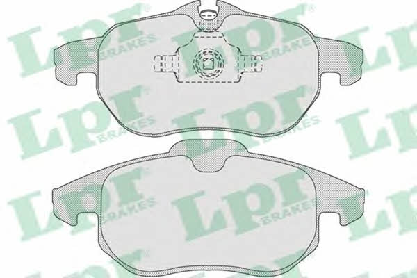 LPR 05P814 Brake Pad Set, disc brake 05P814: Buy near me in Poland at 2407.PL - Good price!