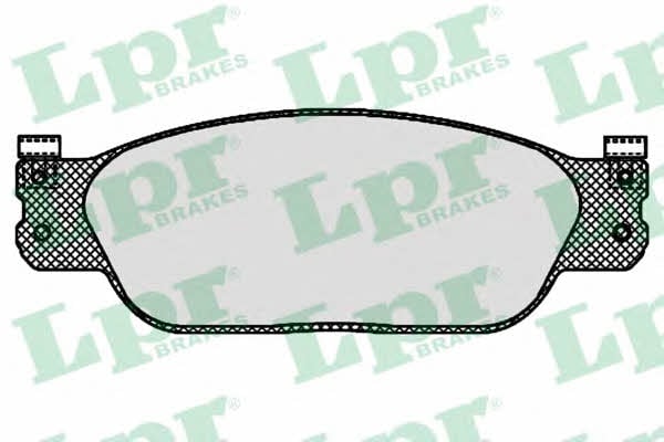 LPR 05P843 Тормозные колодки дисковые, комплект 05P843: Отличная цена - Купить в Польше на 2407.PL!