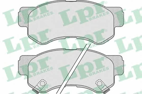 LPR 05P847 Brake Pad Set, disc brake 05P847: Buy near me in Poland at 2407.PL - Good price!