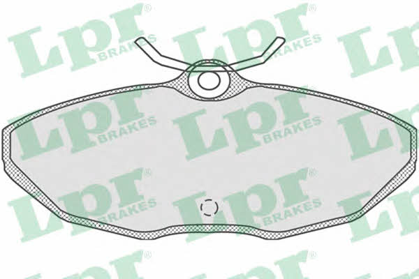 LPR 05P854 Brake Pad Set, disc brake 05P854: Buy near me in Poland at 2407.PL - Good price!