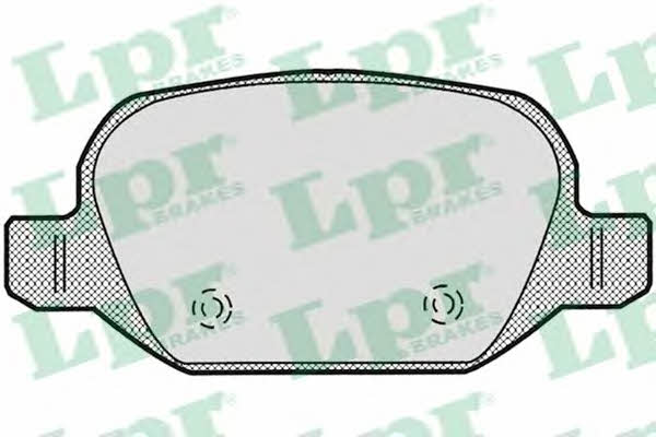 LPR 05P871 Тормозные колодки дисковые, комплект 05P871: Отличная цена - Купить в Польше на 2407.PL!